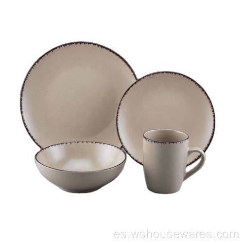 Modern Nordic Design Ceramicware Juego de vajillas para restaurante